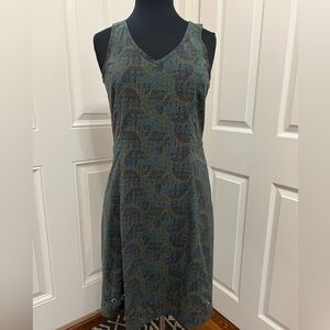 Toad&Co Blue and Green Sunkissed Midi Dress